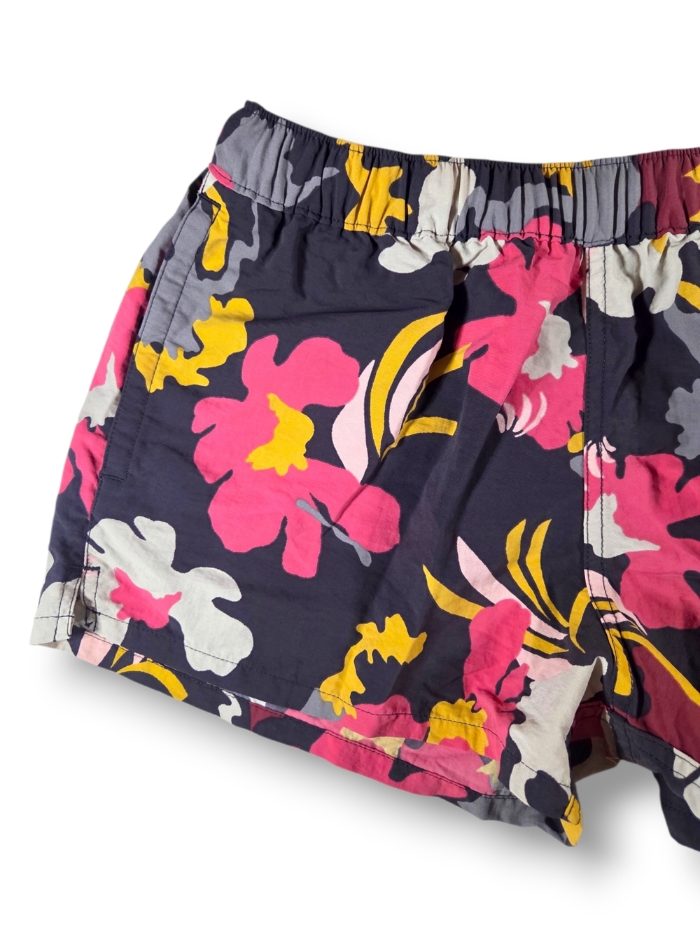 PATAGONIA Womens Barely Baggies Womens Shorts M Floral UPF 40 Outdoors Hike - Picture 7 of 8
